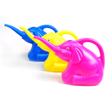Factory directly supply high quality garden kids plastic watering can with cute animal elephantshape