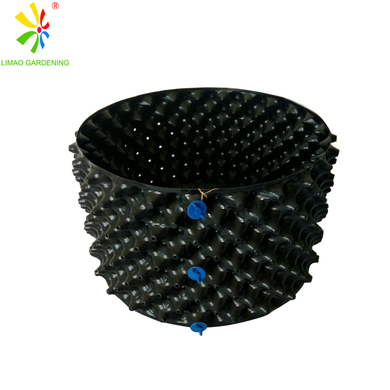 High quality hdpe air pruning root growing pots garden nursery pot -LMP-300 (40x25cm)